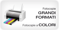 Fotocopie grandi formati e fotocopie a colori